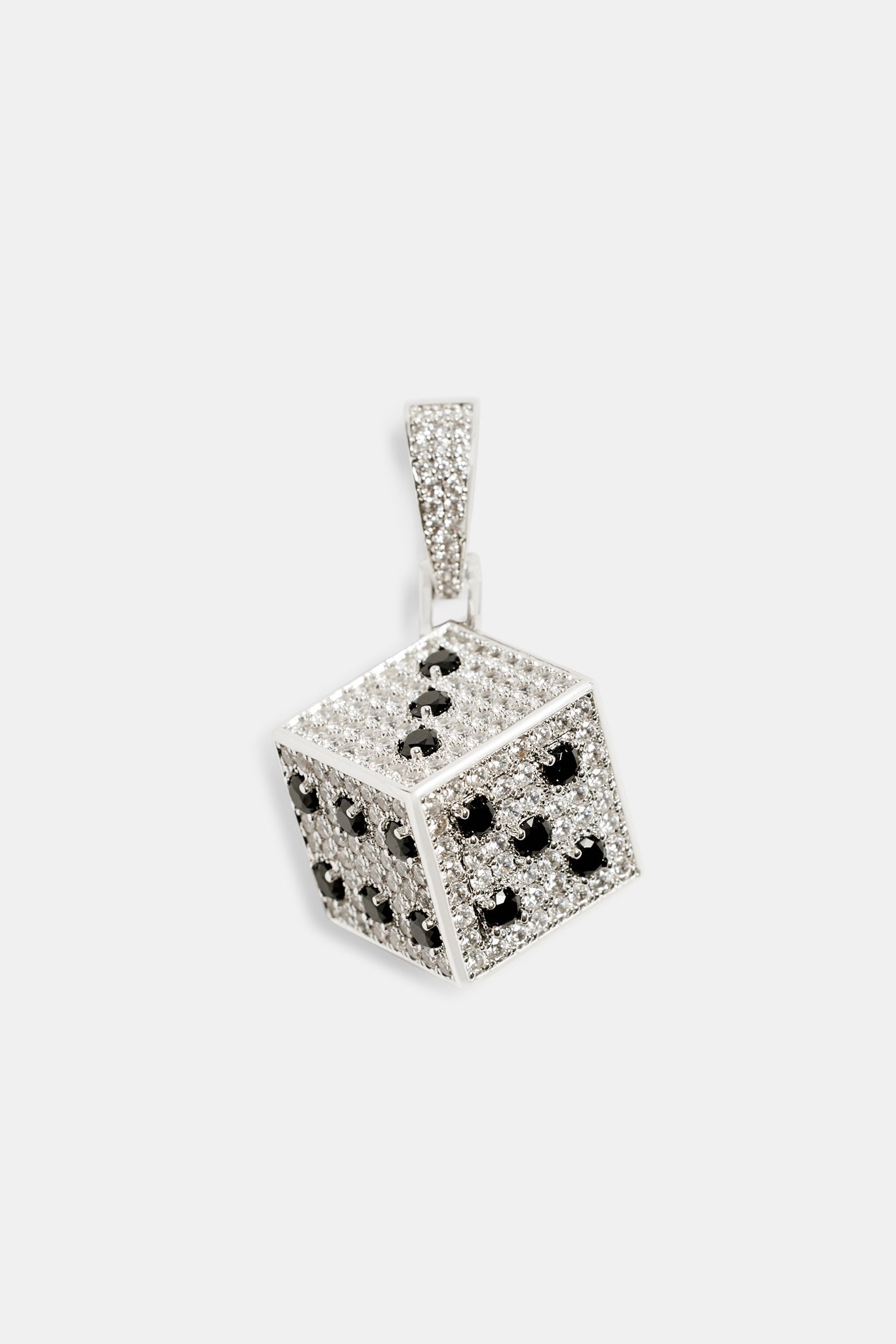 20mm Iced CZ Dice Pendant Cernucci