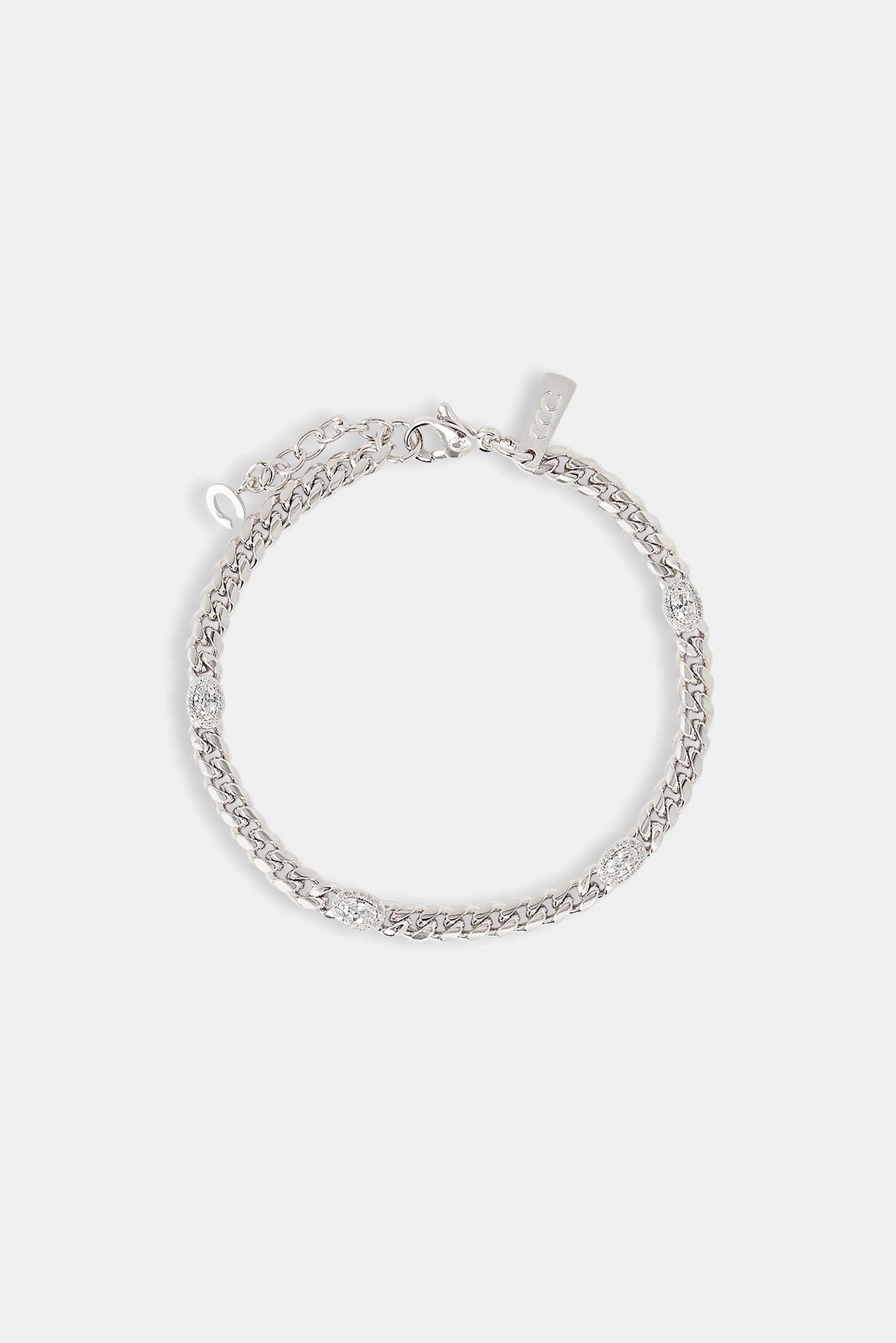 Miami Cuban Armband mit Eis-Edelsteinen – 5 mm