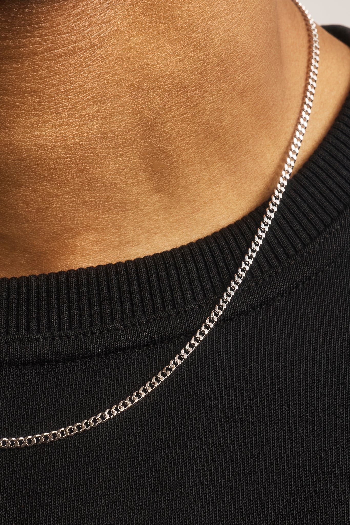 Micro Miami Cuban Chain - 2.5mm - White – Cernucci