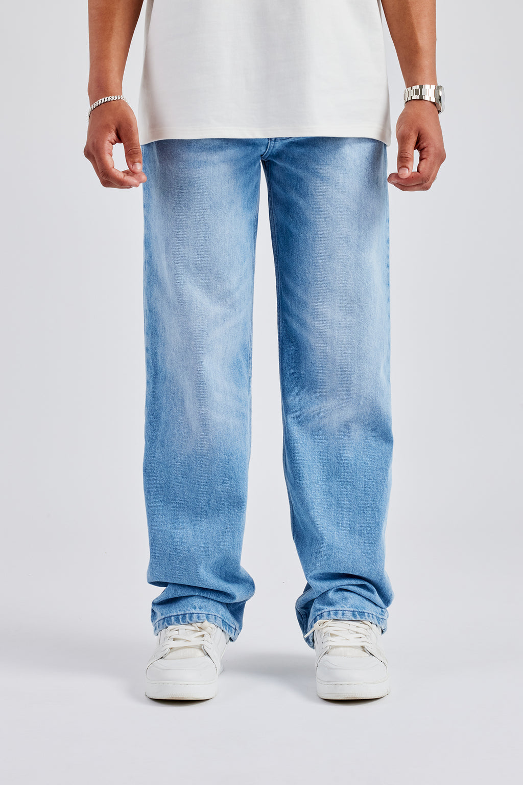Baggy Jeans pour Hommes Décontracté Loose Fit Relaxed Straight Ample Baggy Jeans pour Hommes Décontracté Loose Fit Relaxed Straight Ample