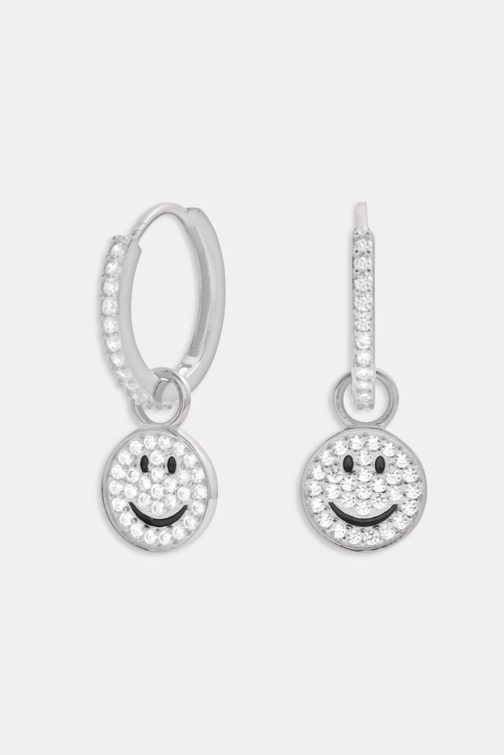 Iced Face Motif Earrings – Cernucci - Main Image