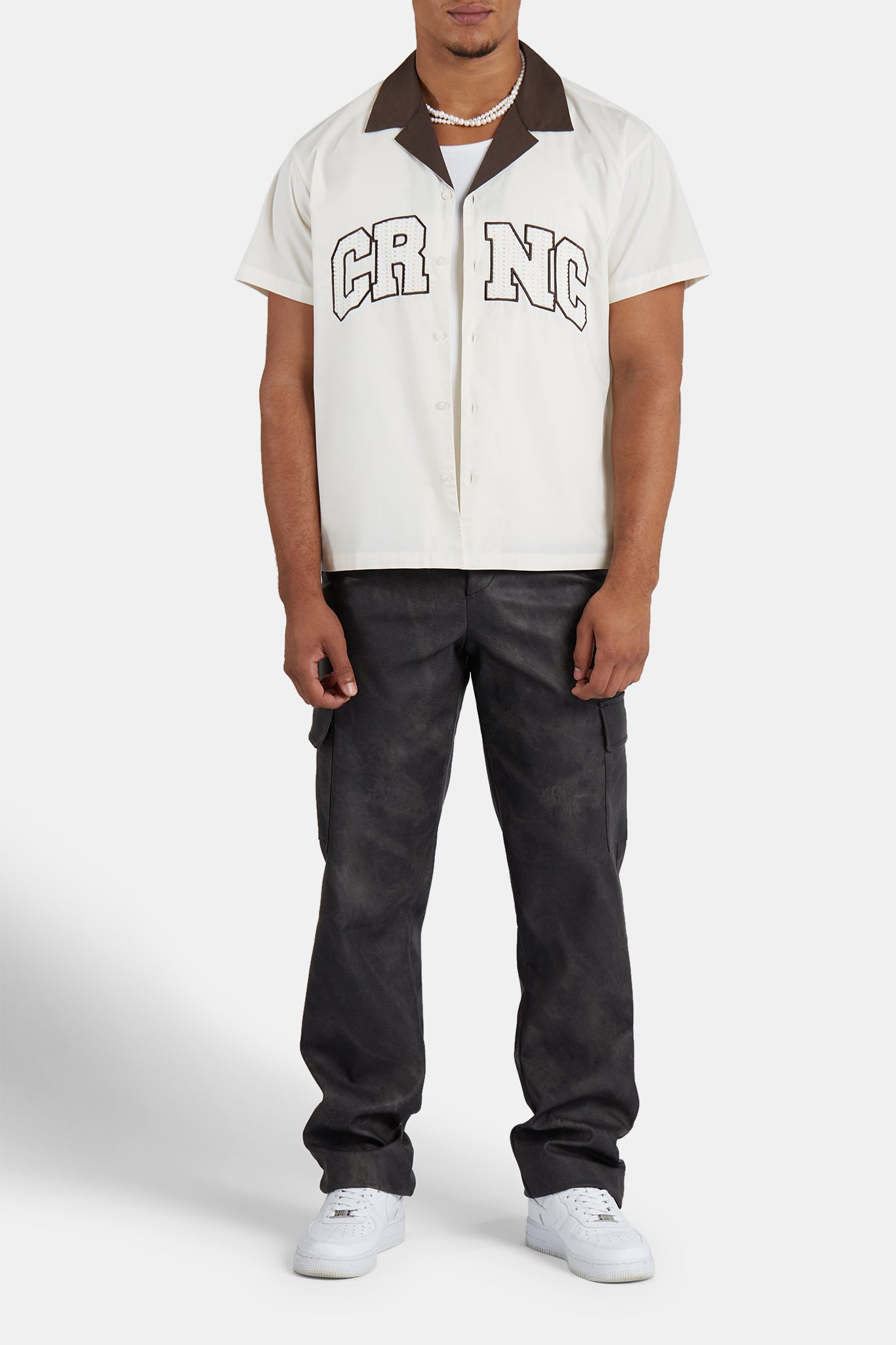 CRNC Boxy Bowlinghemd - Ecru