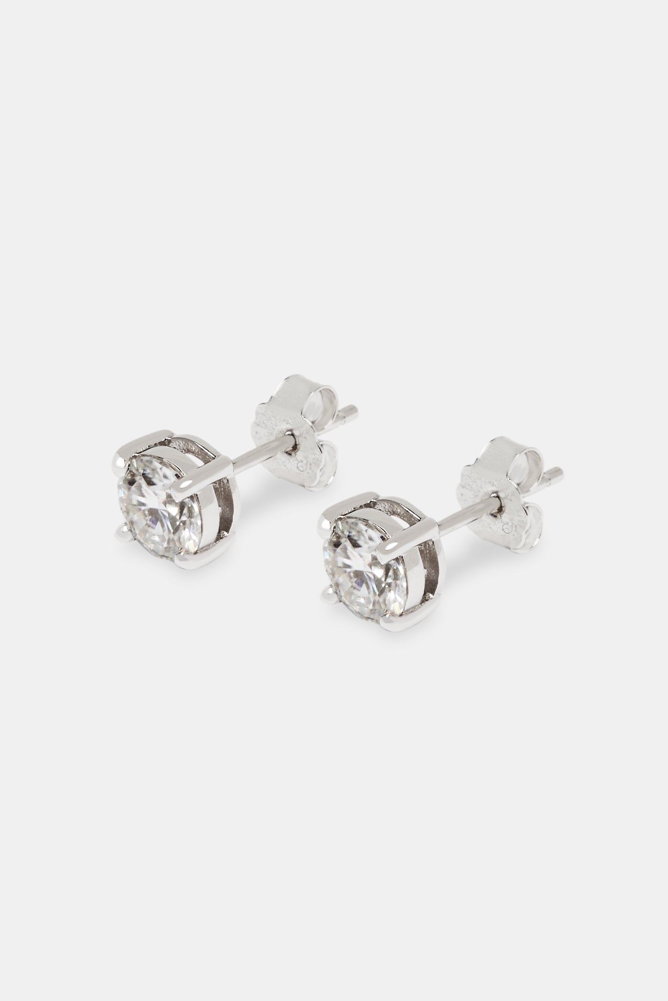6 Carat Moissanite 925 Sterling Silver Earrings