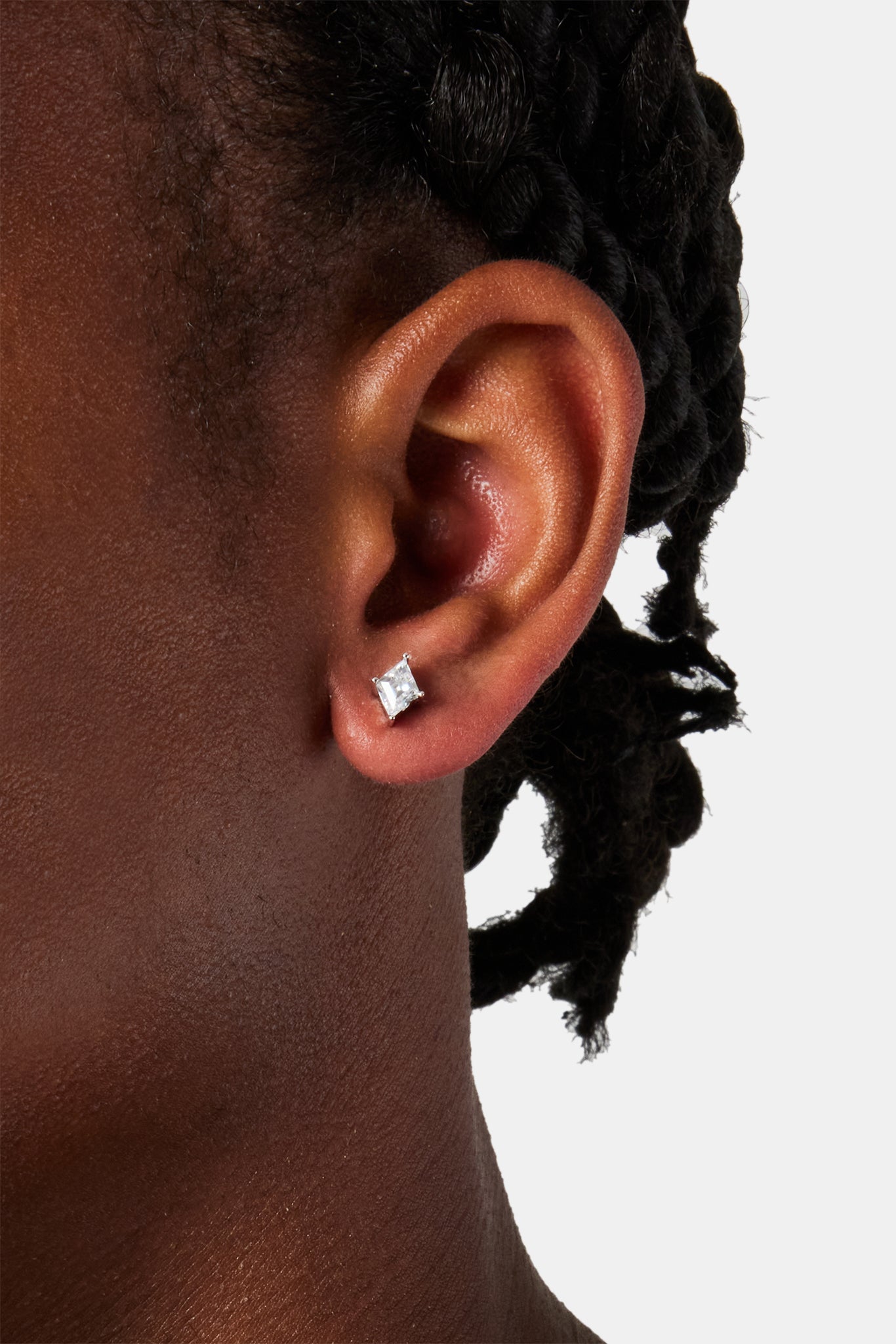 8 mm Ohrstecker in Eisform