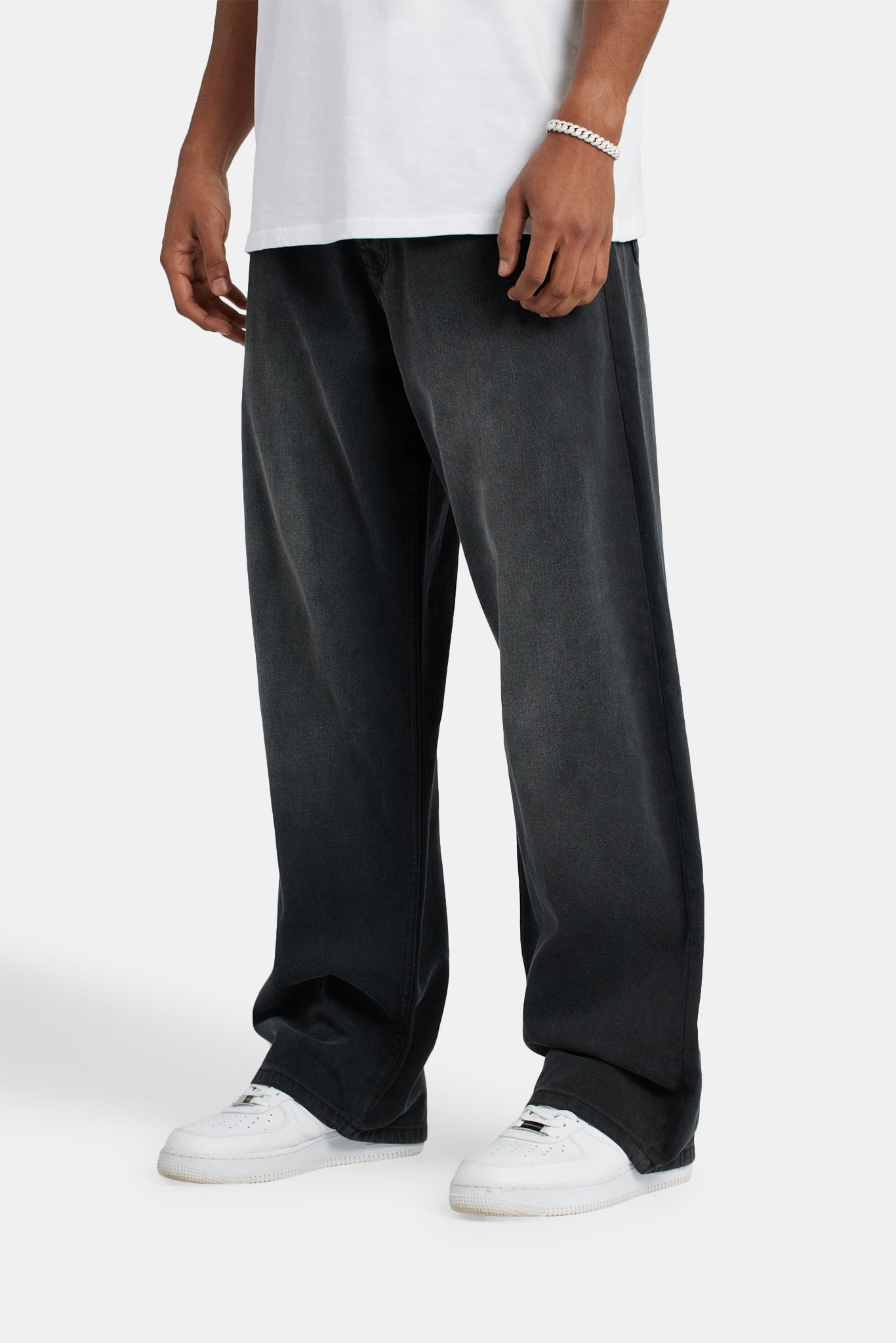 Black Baggy Fit Denim Jeans