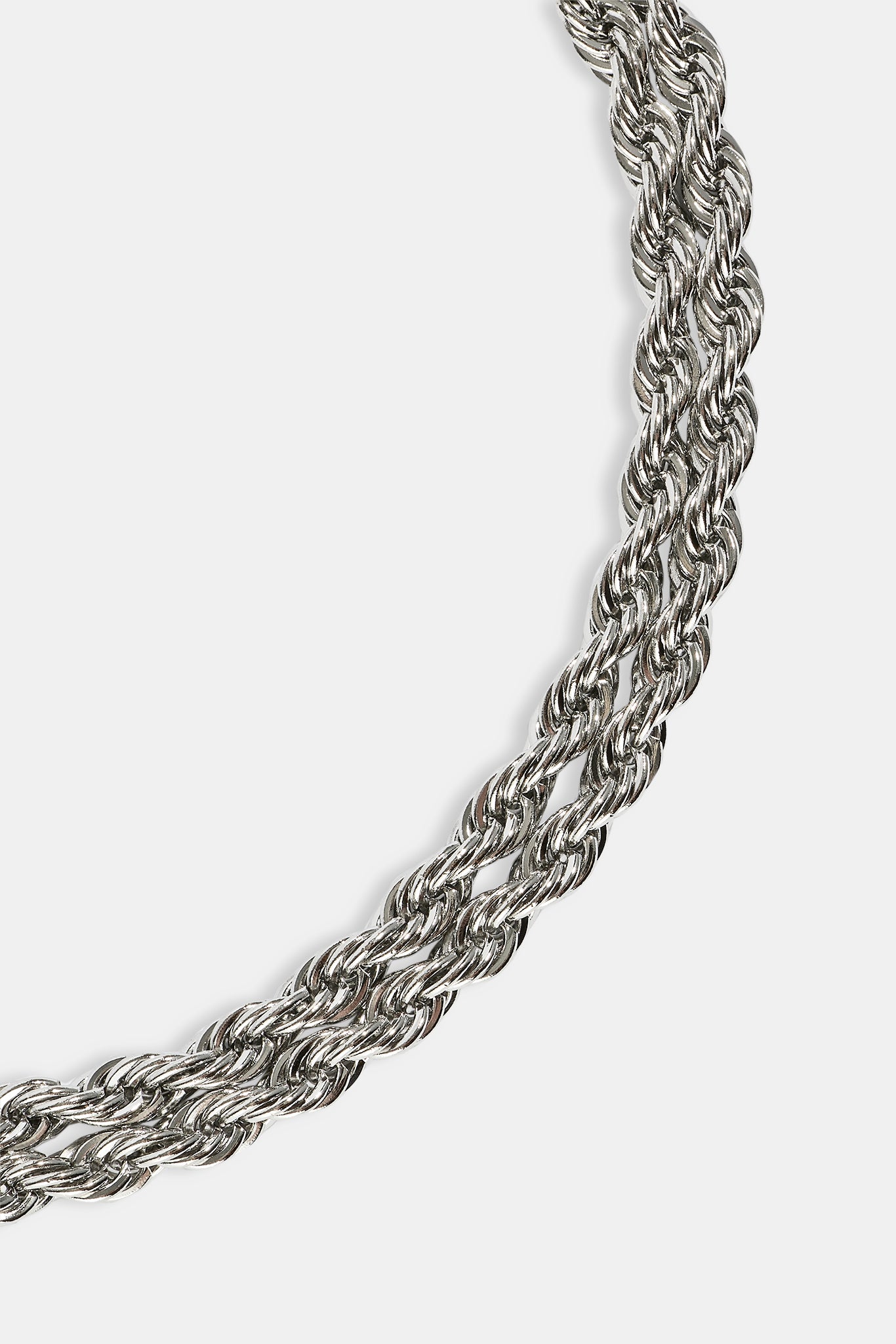 Doppeltes Seilarmband – 6 mm – Weiß