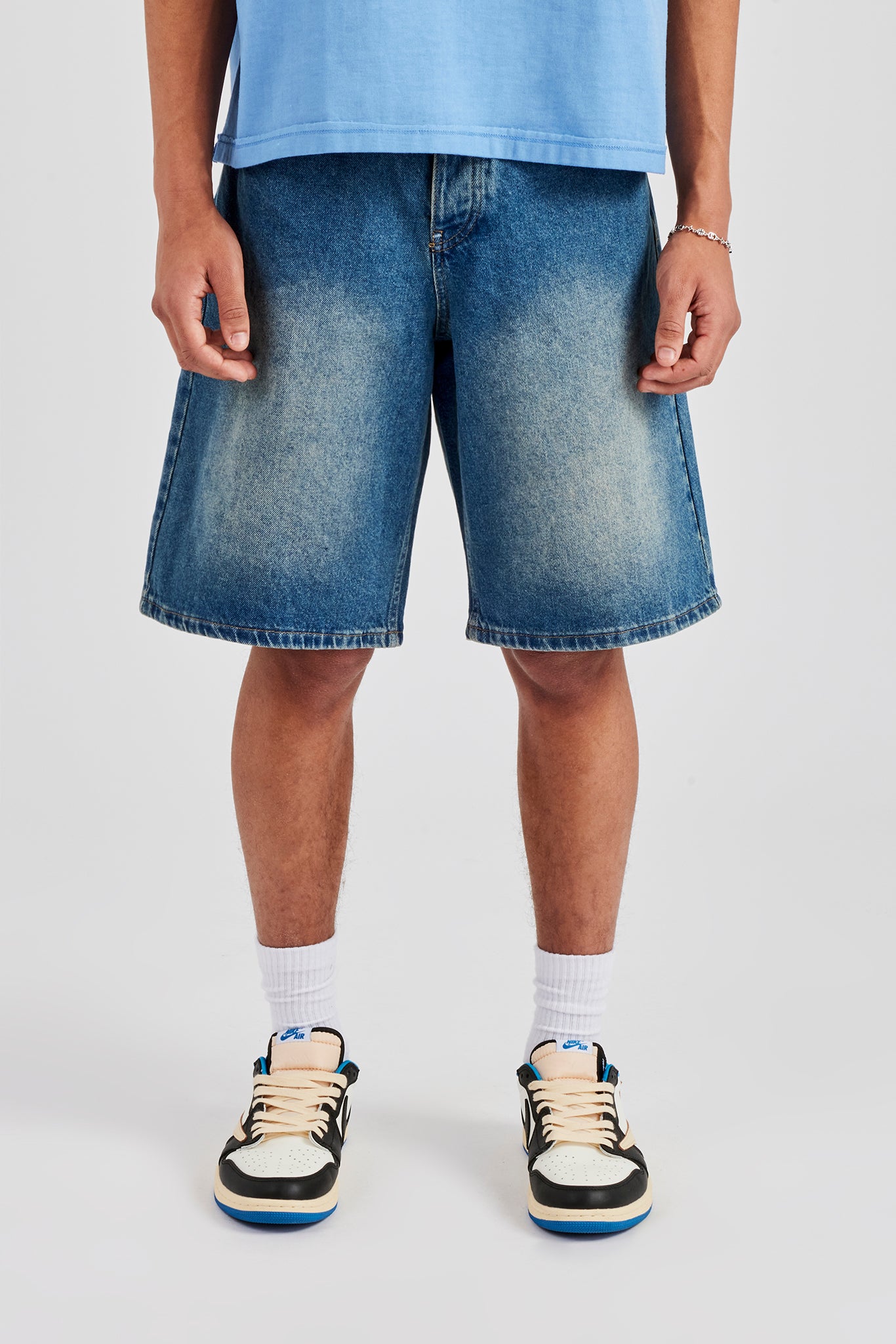 Denim Bermuda Shorts - Antique Wash | Mens Denim | Shop Denim