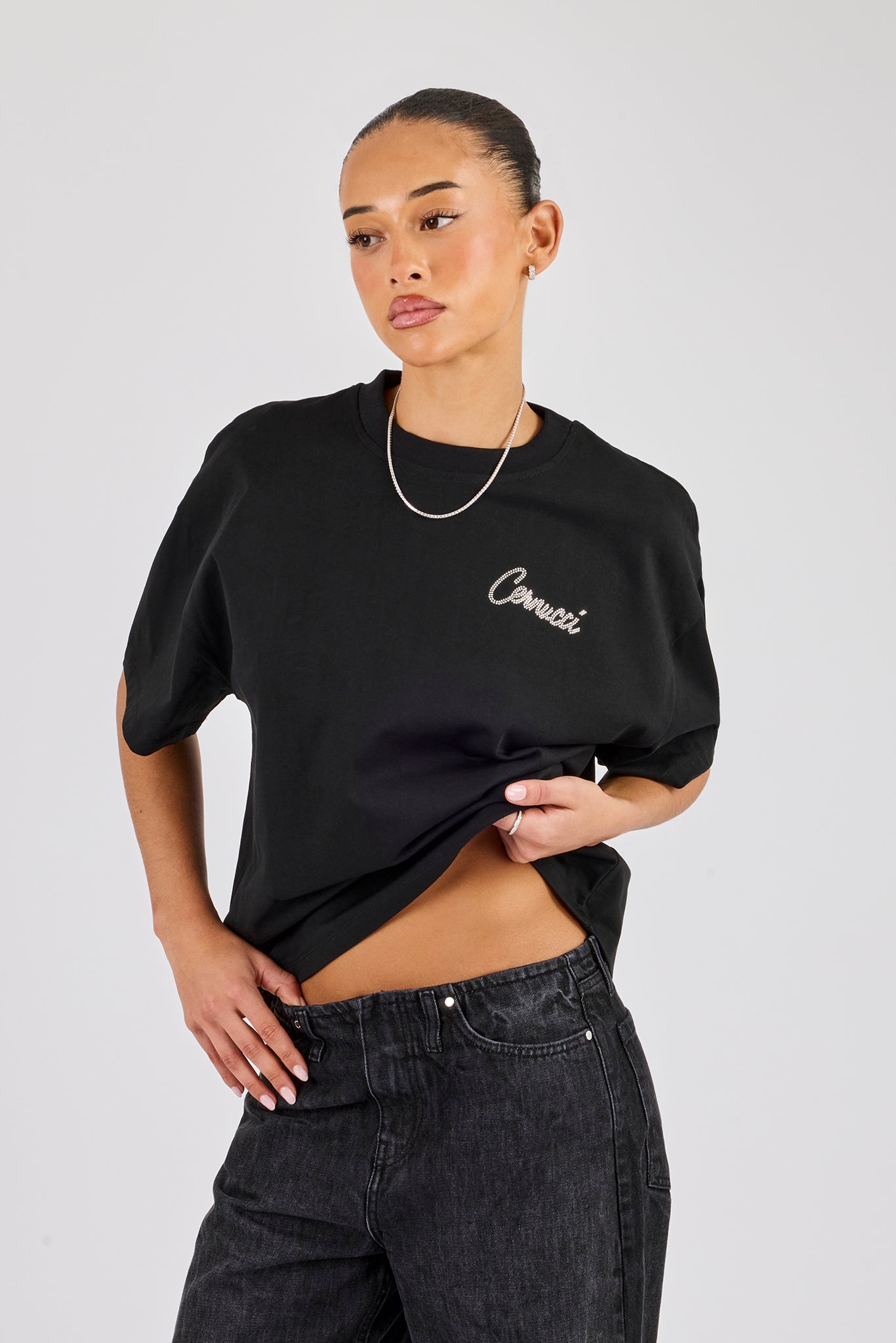 Swarovski Oversized T-Shirt | Womens Tees & Vests | Shop T-Shirts