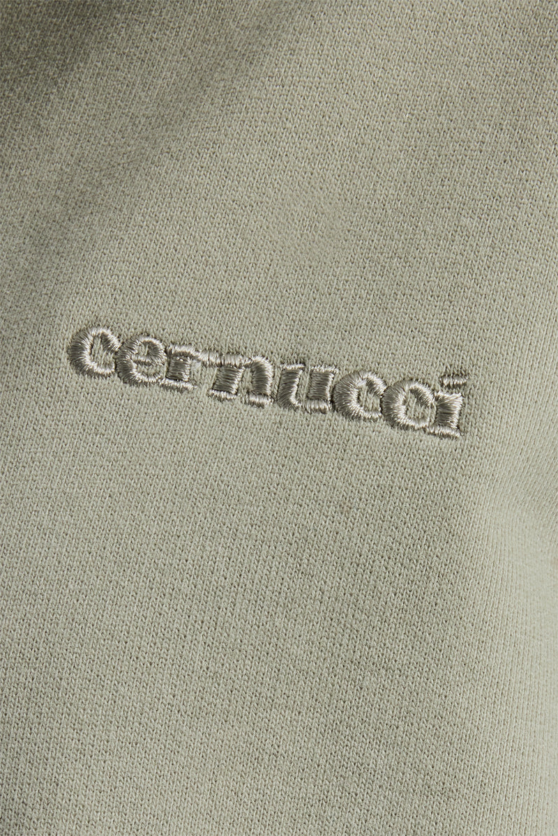 Cernucci Limited Zip Through Hoodie & Short Set - Sage
