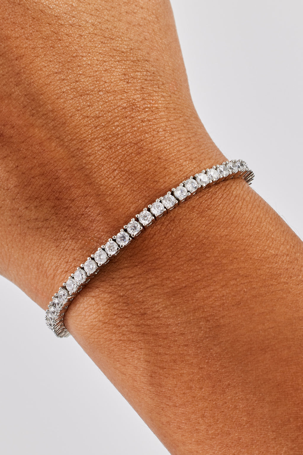 Womens 3mm Tennis Bracelet Womens Bracelets Shop Tennis