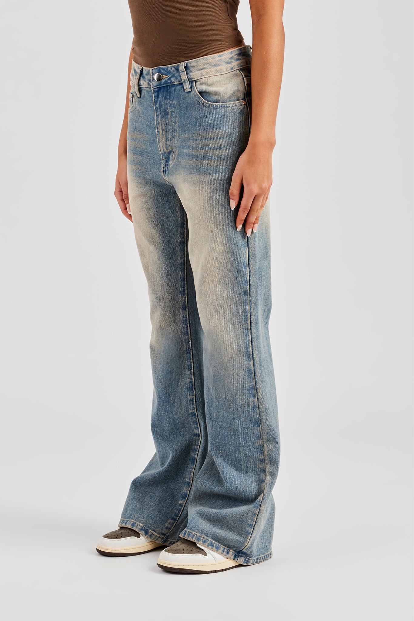 Flare Fit Denim Jean - Antique Wash | Womens Denim | Shop Denim
