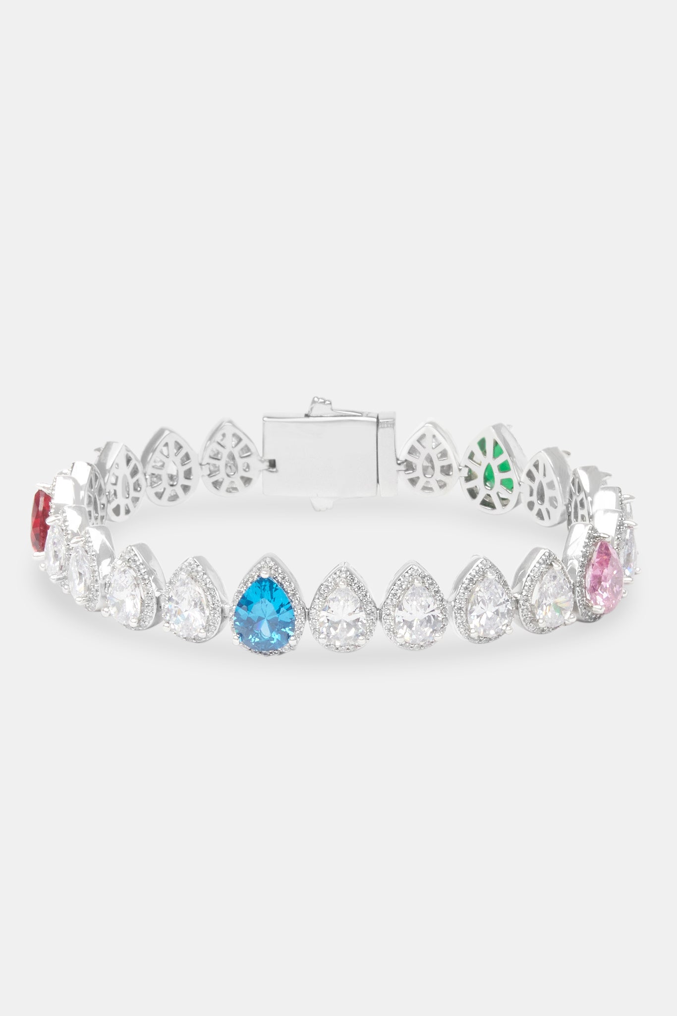 Iced Gem Pear Tennis Bracelet Mens Bracelets Shop Tennis Bracelets