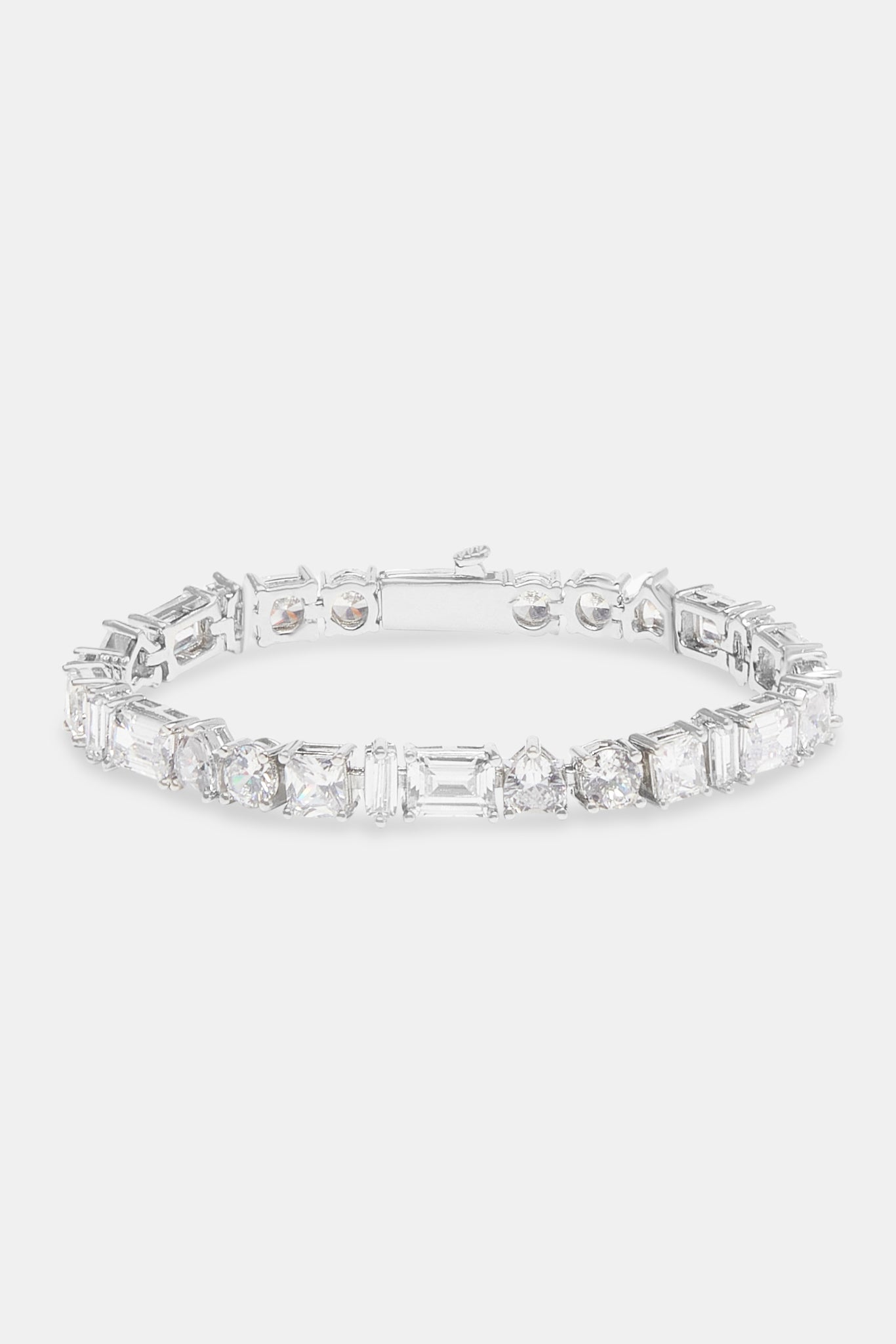 Mixed Shape Tennis Bracelet White Womens Bracelets Shop Tennis
