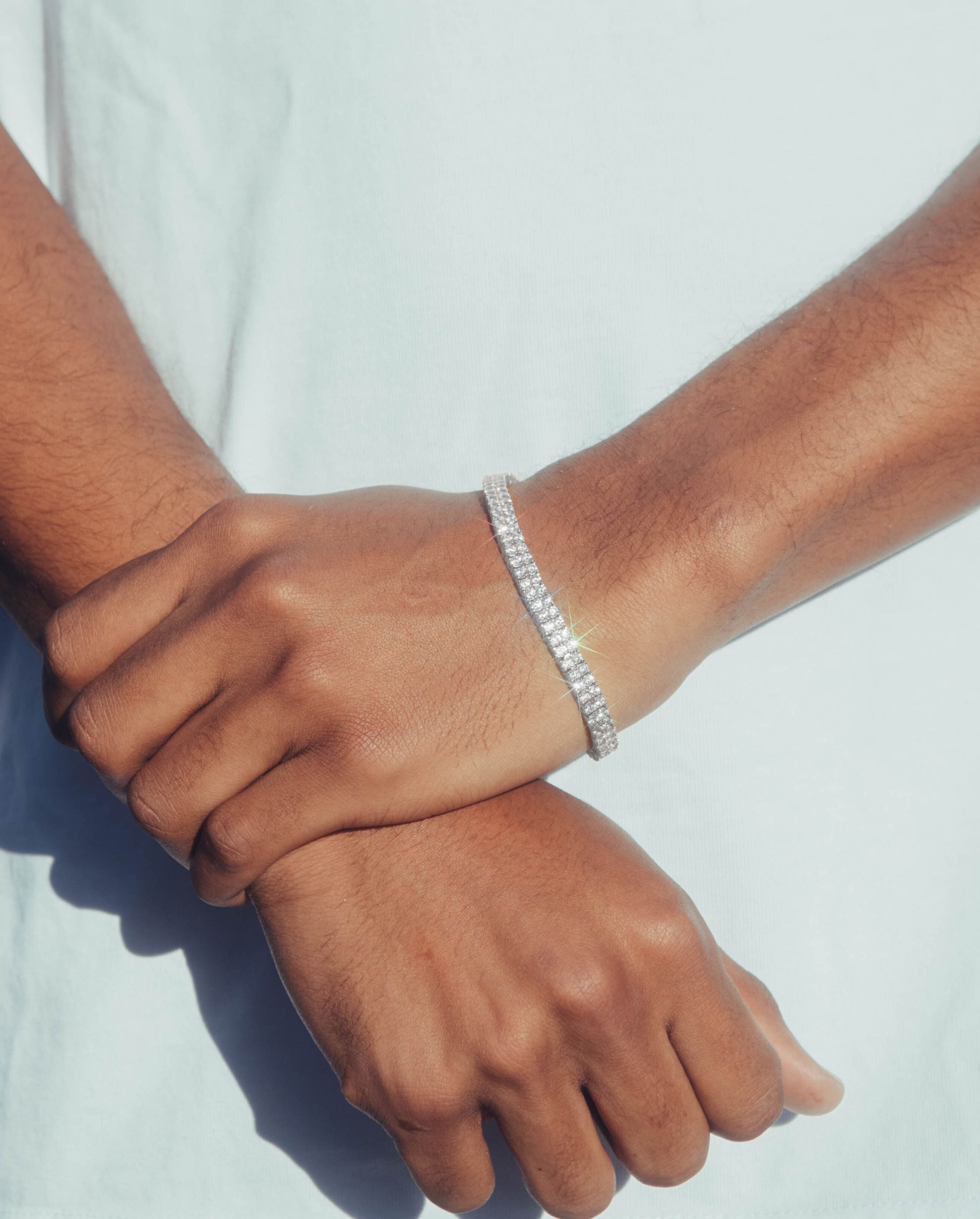 5 mm doppelreihiges Tennisarmband