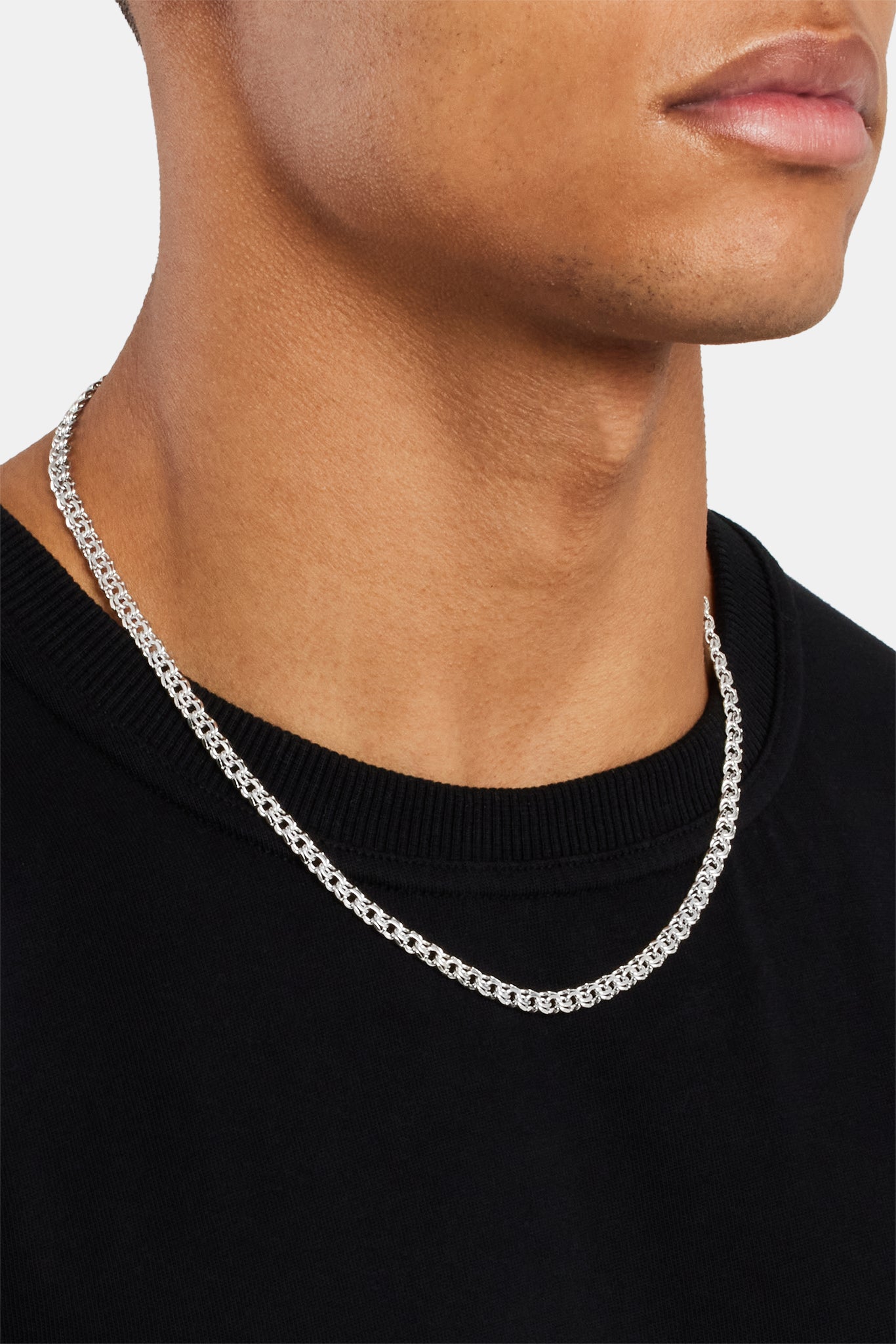 Polierte Unendlichkeitskette – 5 mm