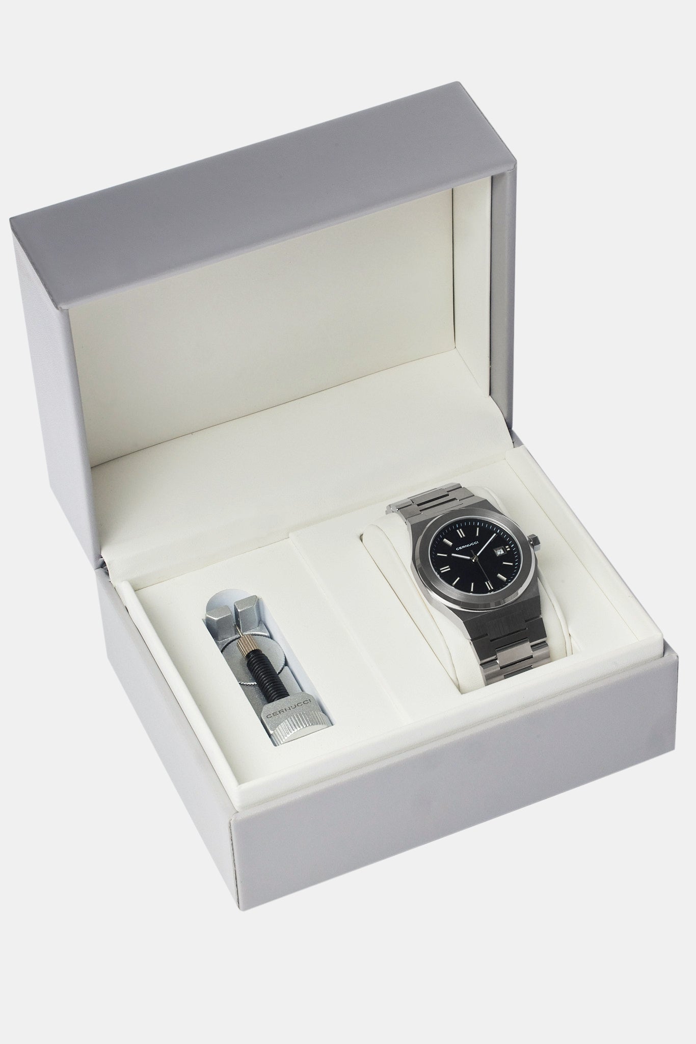 Cernucci Polierte Uhr - Schwarz