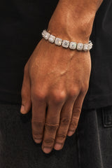 10mm Clustered Tennis Bracelet