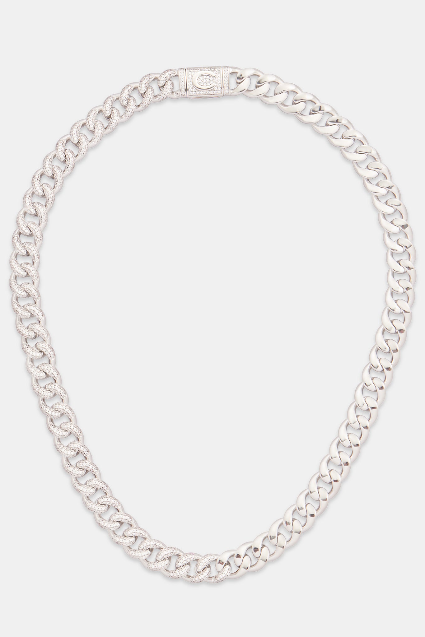 10 mm halb vereist und halb polierte kubanische Kette