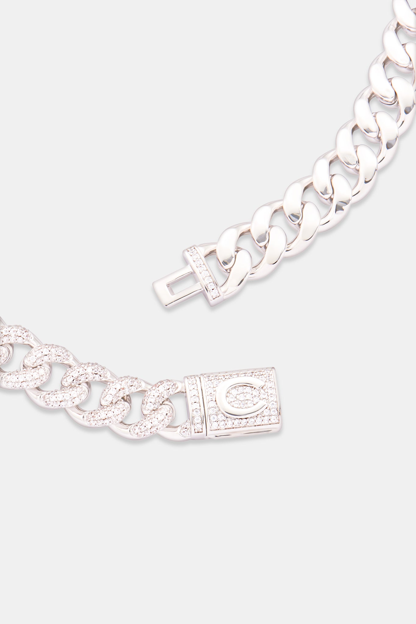 10 mm halb vereist und halb polierte kubanische Kette