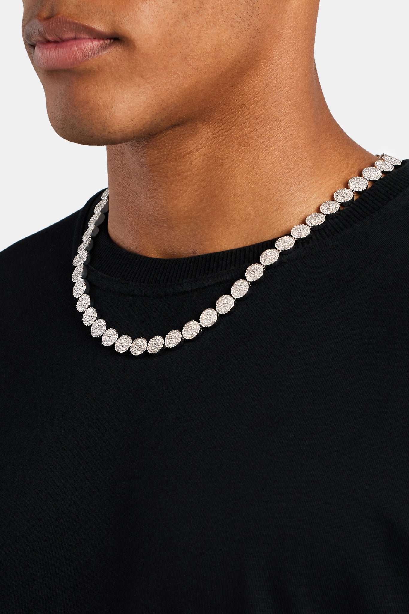 10 mm Iced CZ Runde Allway-Kette