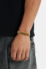 10mm Watch Strap Link Bracelet - Gold