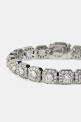 10 mm Cluster-Tennisarmband