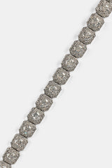 10 mm Cluster-Tennisarmband