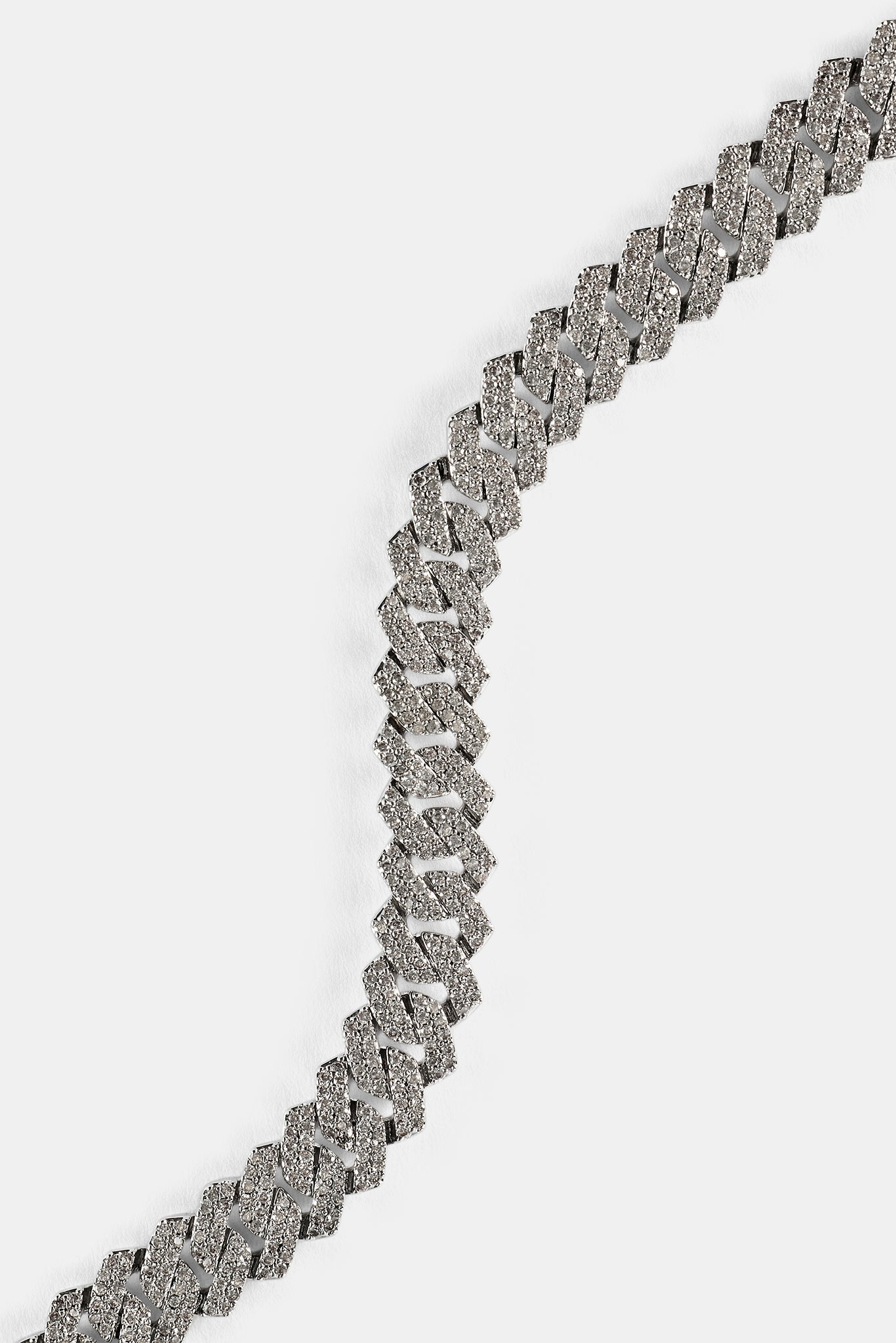 Prong Cuban Chain - 10mm - White – Cernucci