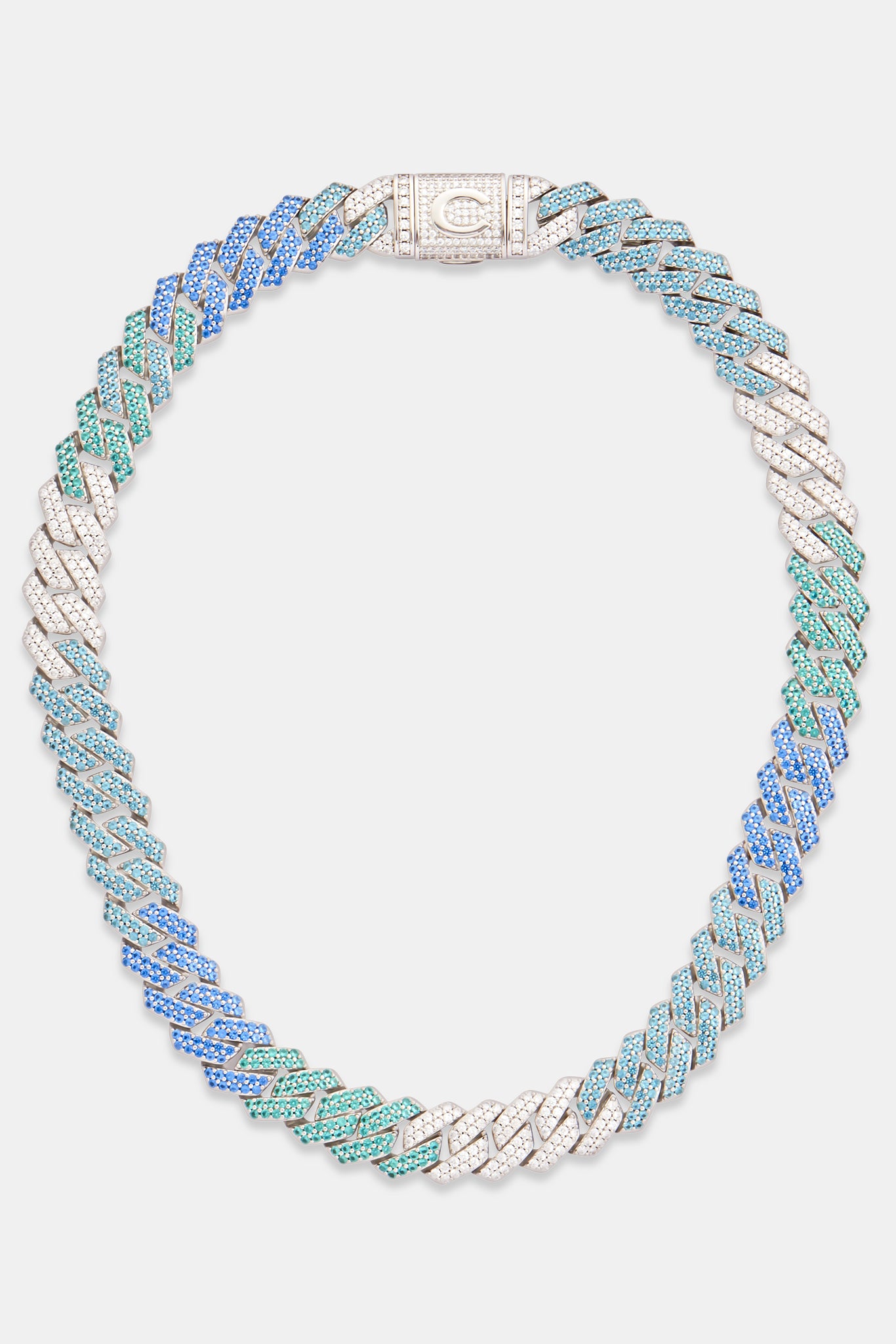 14mm Iced Gradient Cuban Chain – Cernucci