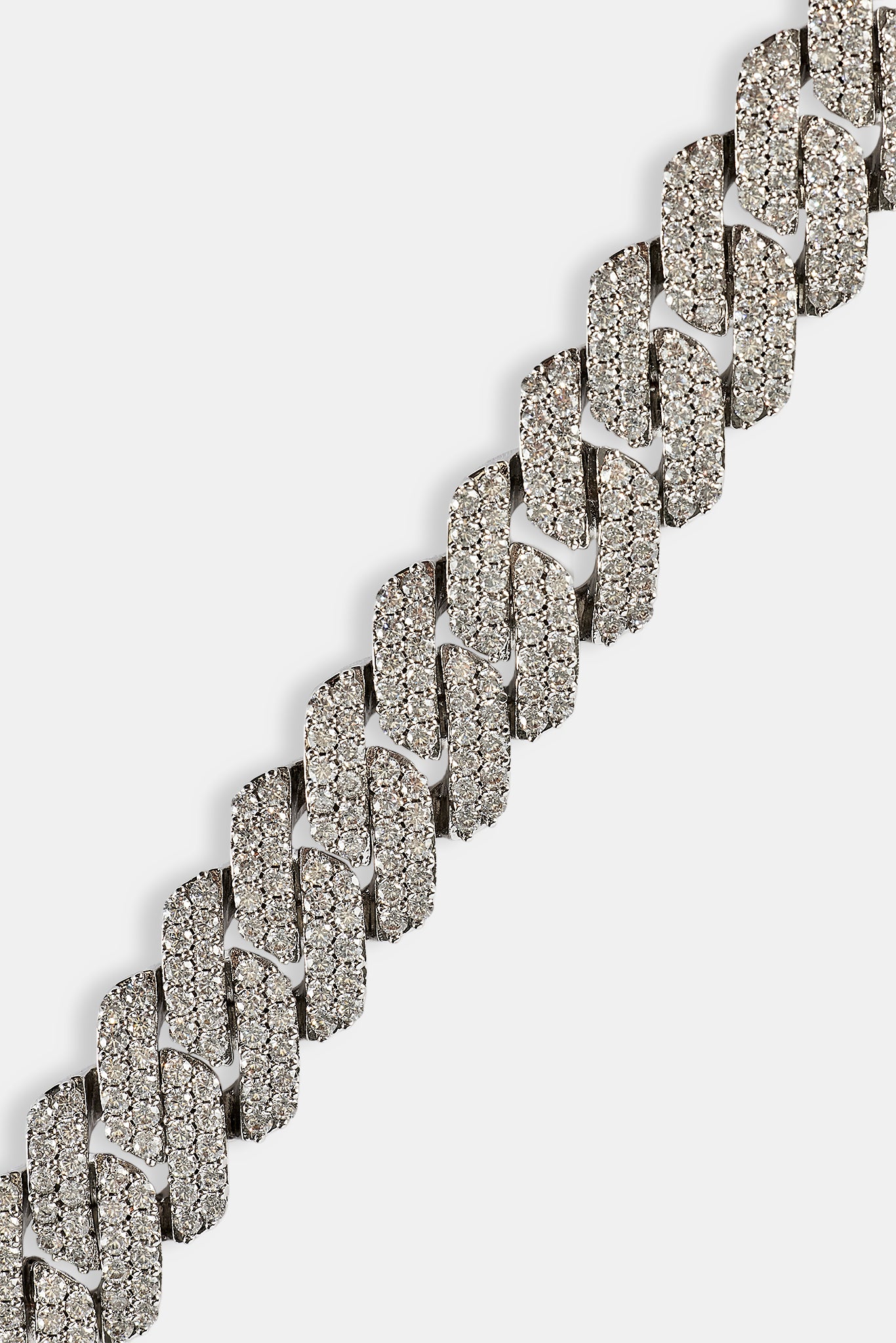 Prong Cuban Chain - 14mm - White