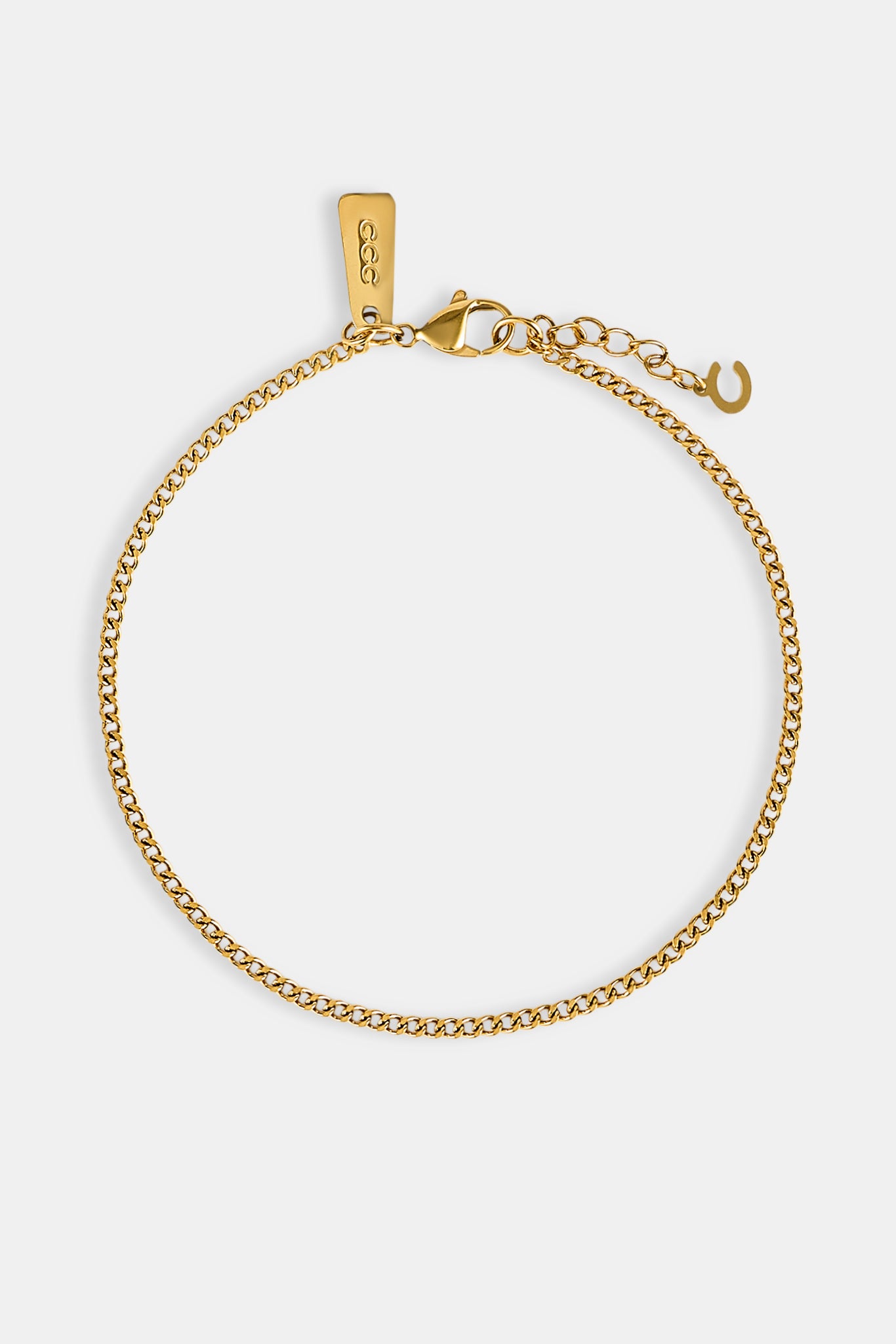 2 mm Panzerarmband – Gold