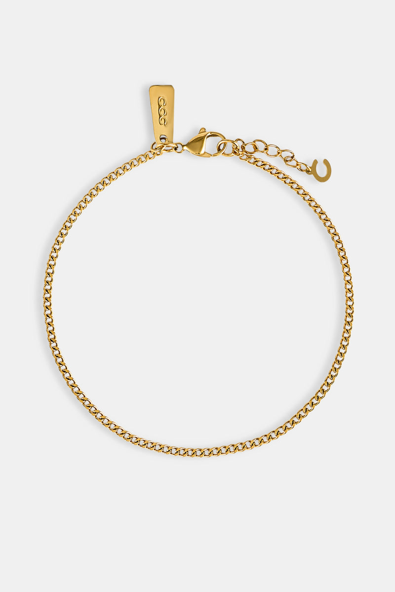 2 mm Panzerarmband – Gold