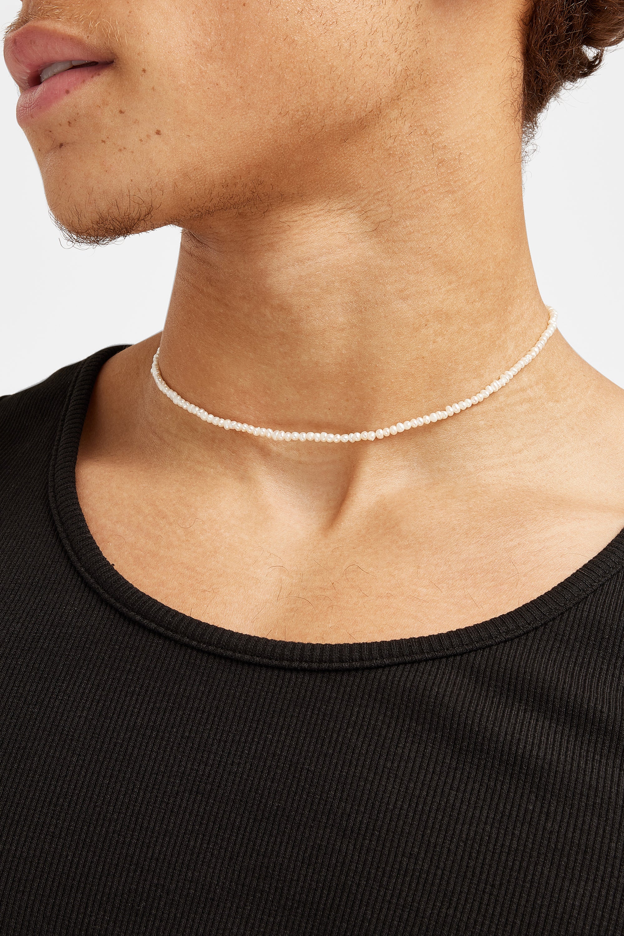 2mm Süßwasserperlenkette