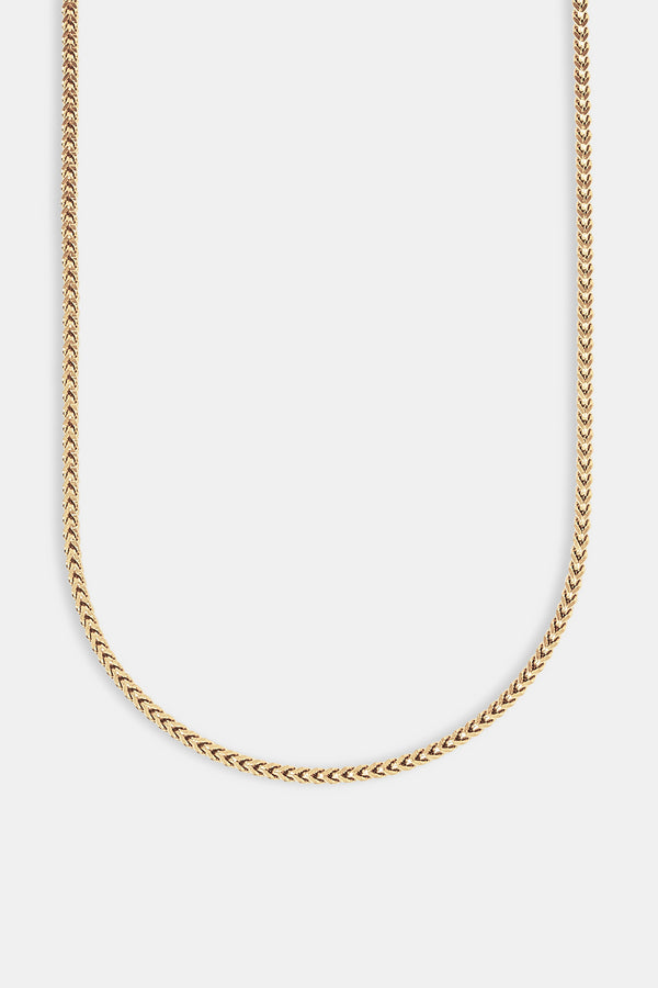 3 mm Franco-Kette – Gold