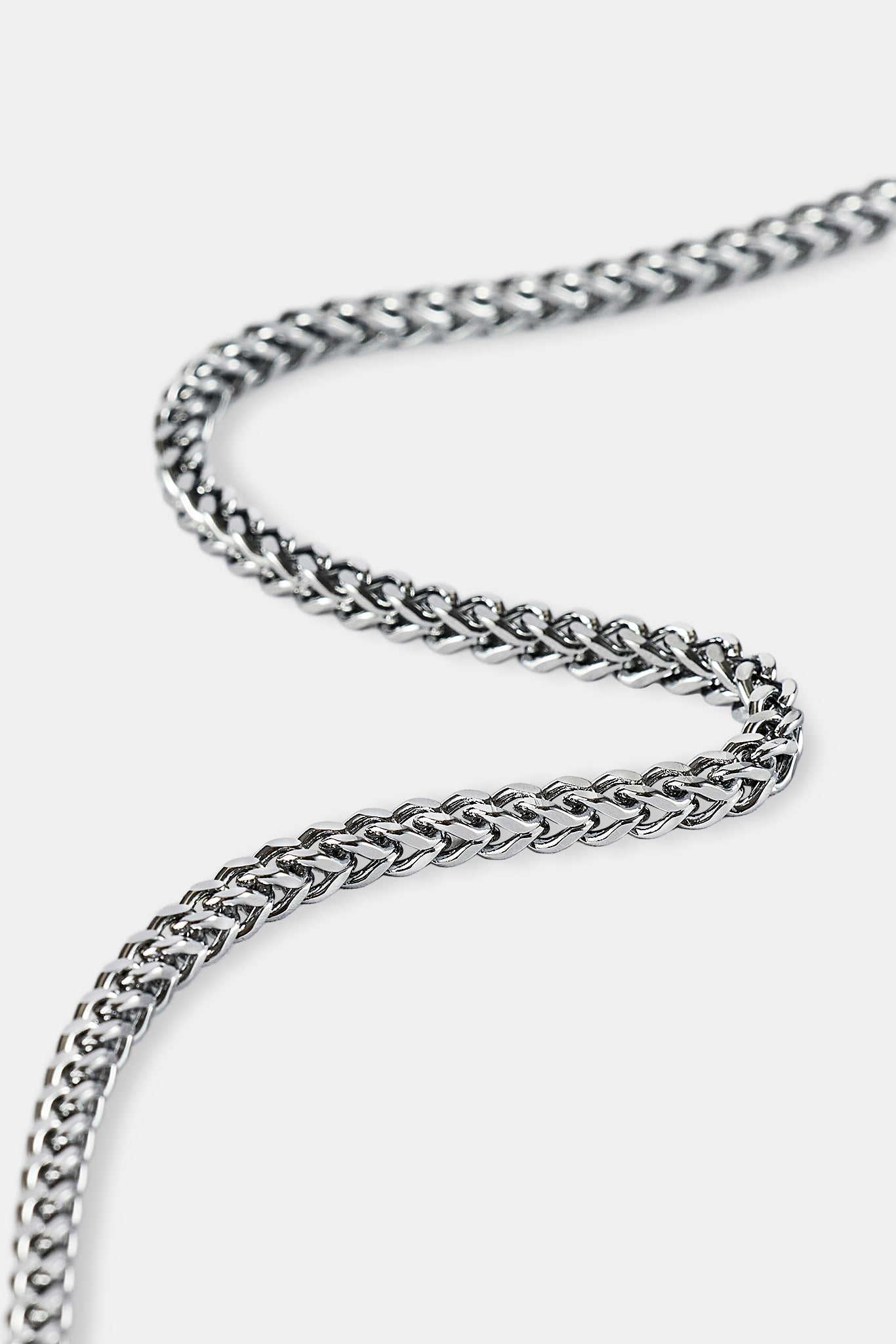 Franco Chain - 3mm - White – Cernucci