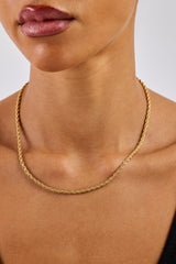 3mm Rope Chain - Gold