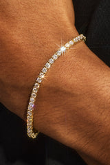 3mm Tennis Chain & Bracelet - Gold