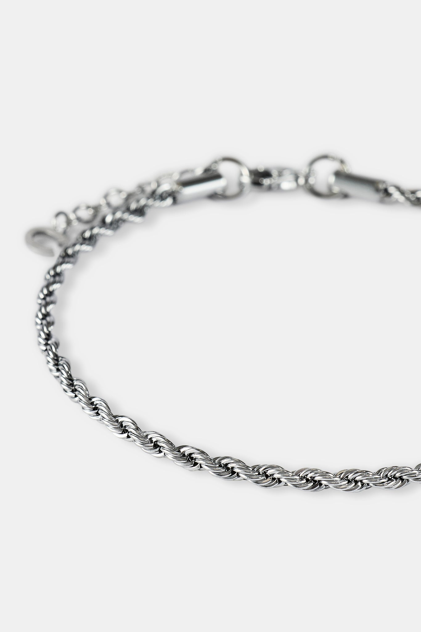 Rope Bracelet - 3mm - White – Cernucci
