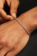 Rope Bracelet - 3mm - White