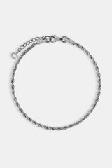 Rope Bracelet - 3mm - White
