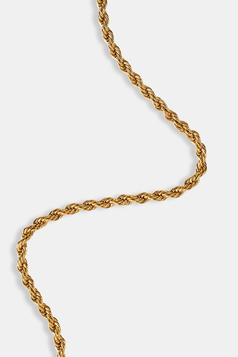 3mm Rope Chain Gold – Cernucci