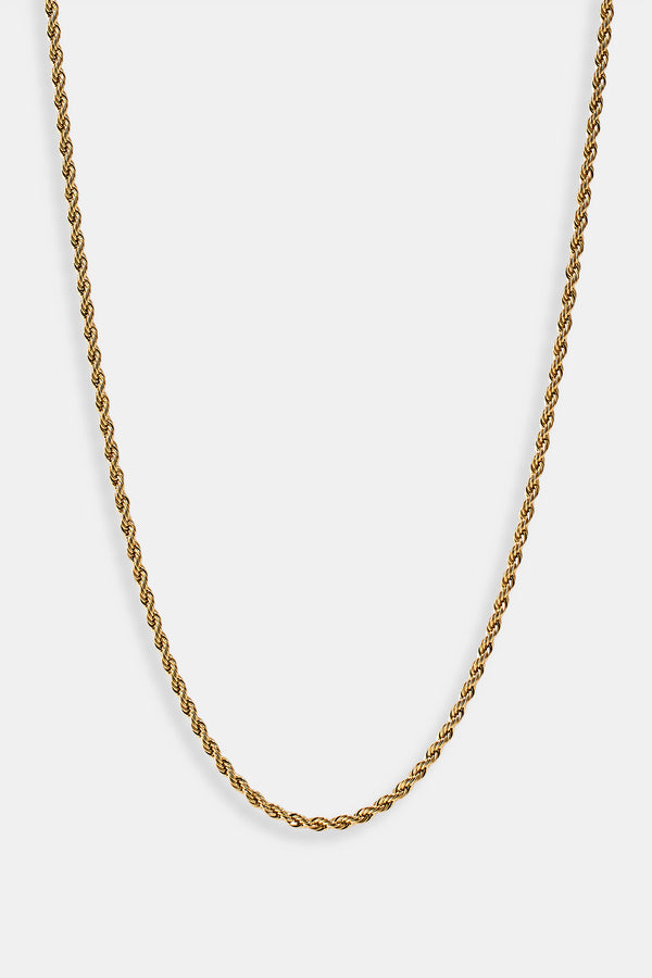 3 mm Seilkette – Gold