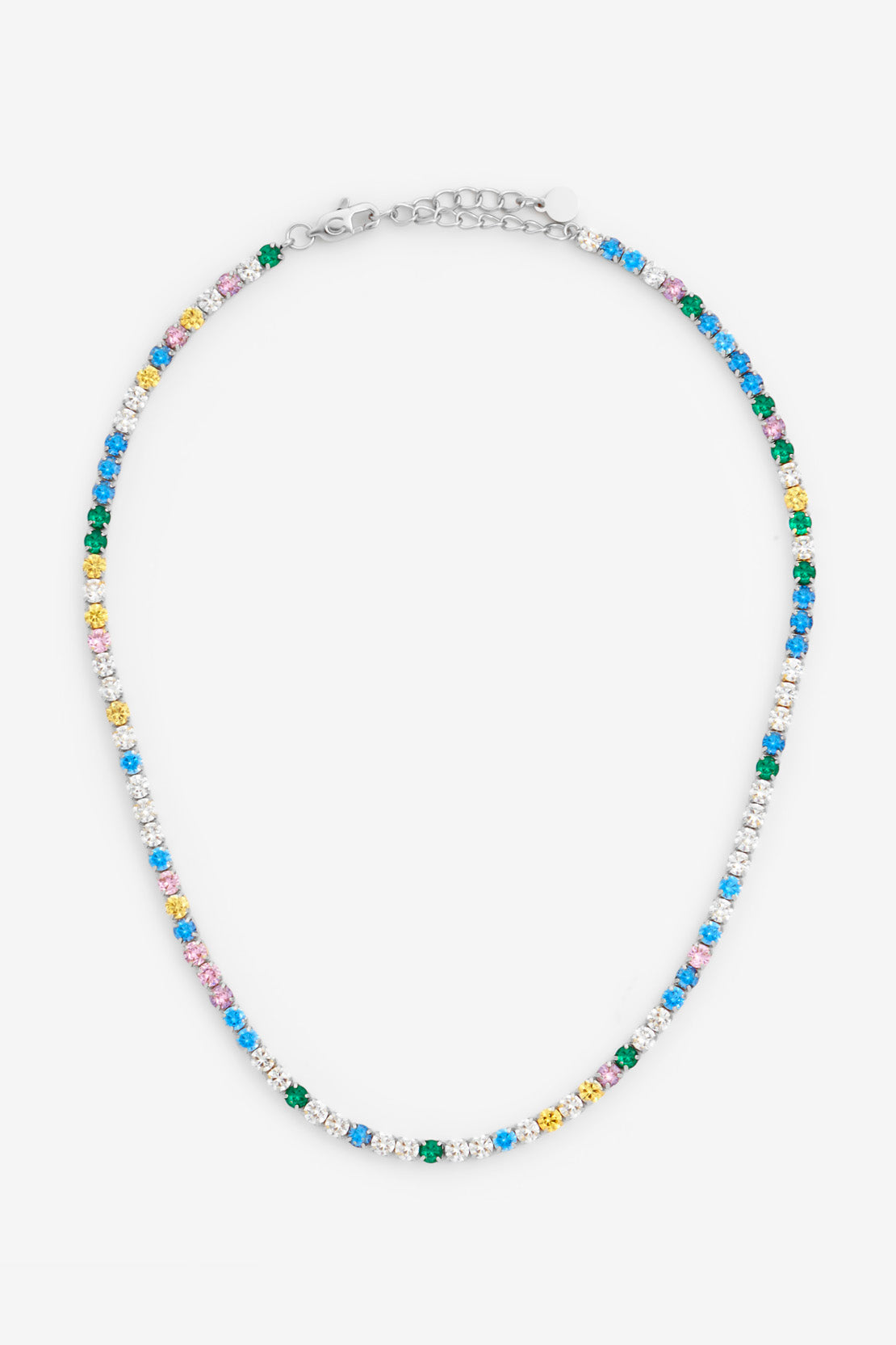 4 mm vereist, mehrfarbige Tenniskette