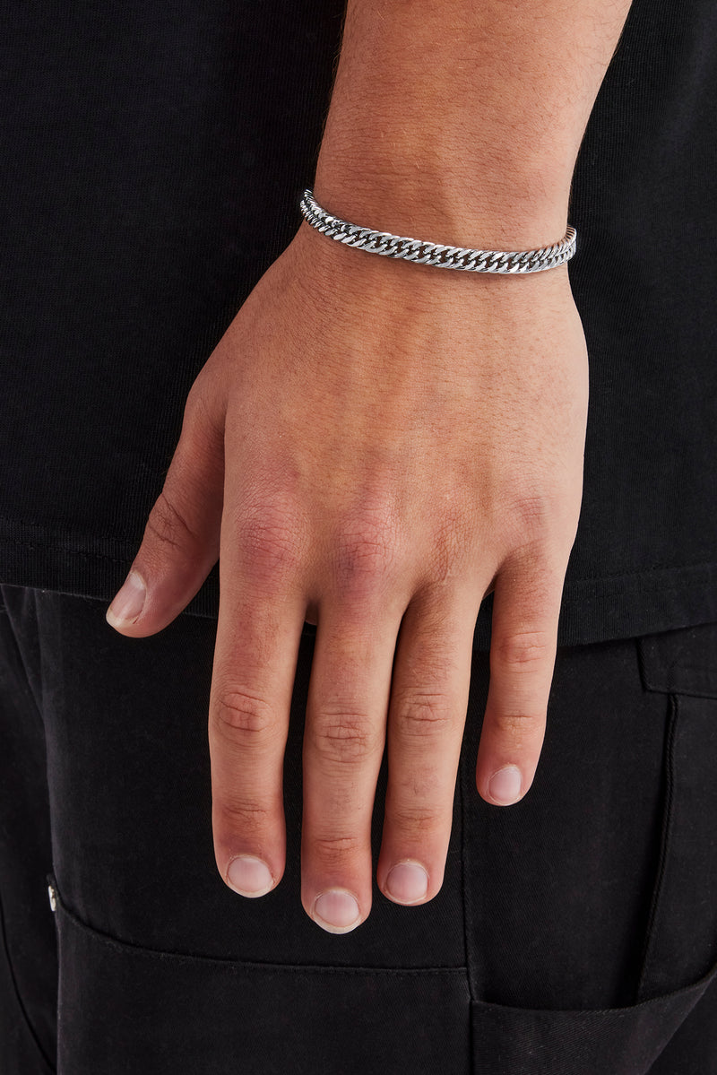 5mm Square Cuban Bracelet – Cernucci - Main Image