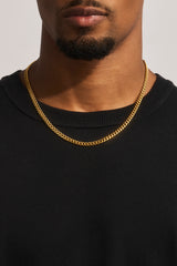 5 mm Miami Cuban Chain – Gold
