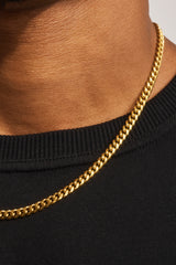 5 mm Miami Cuban Chain – Gold