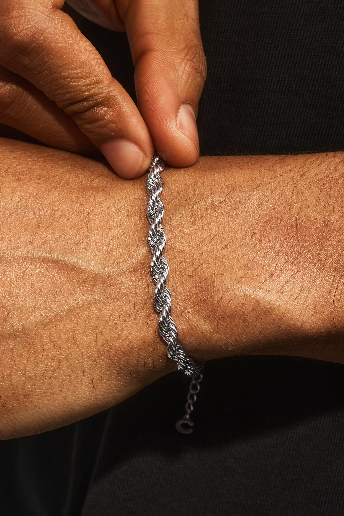 Rope Bracelet - 5mm - White