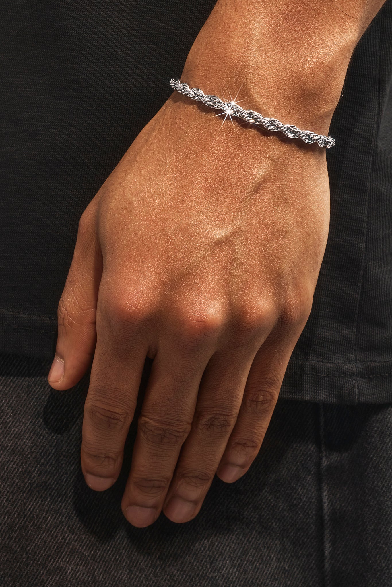 Rope Bracelet - 5mm - White
