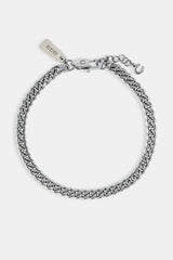 Miami Cuban Bracelet - 5mm - White