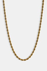 5mm Rope Chain - Gold